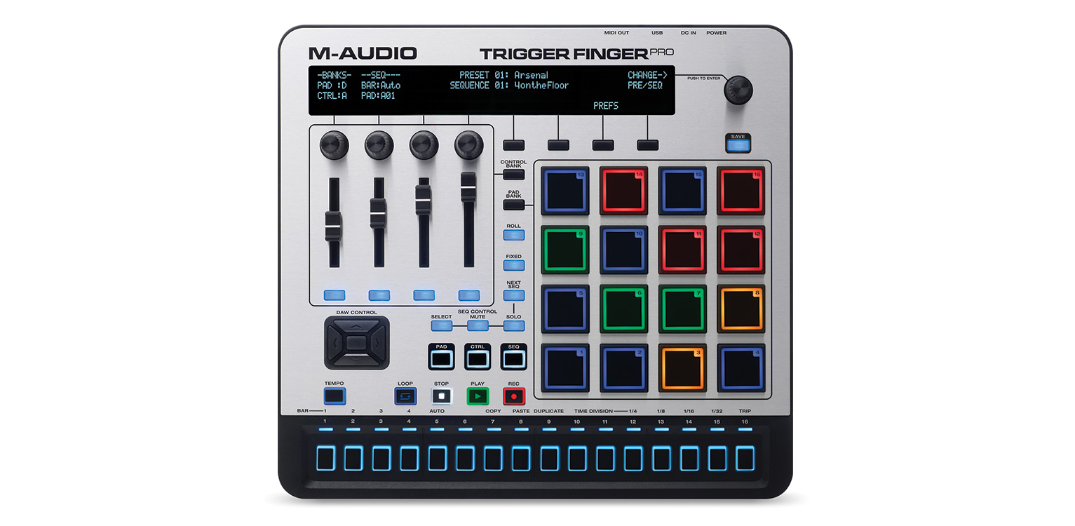 製品情報：Trigger Finger Pro：M-AUDIO